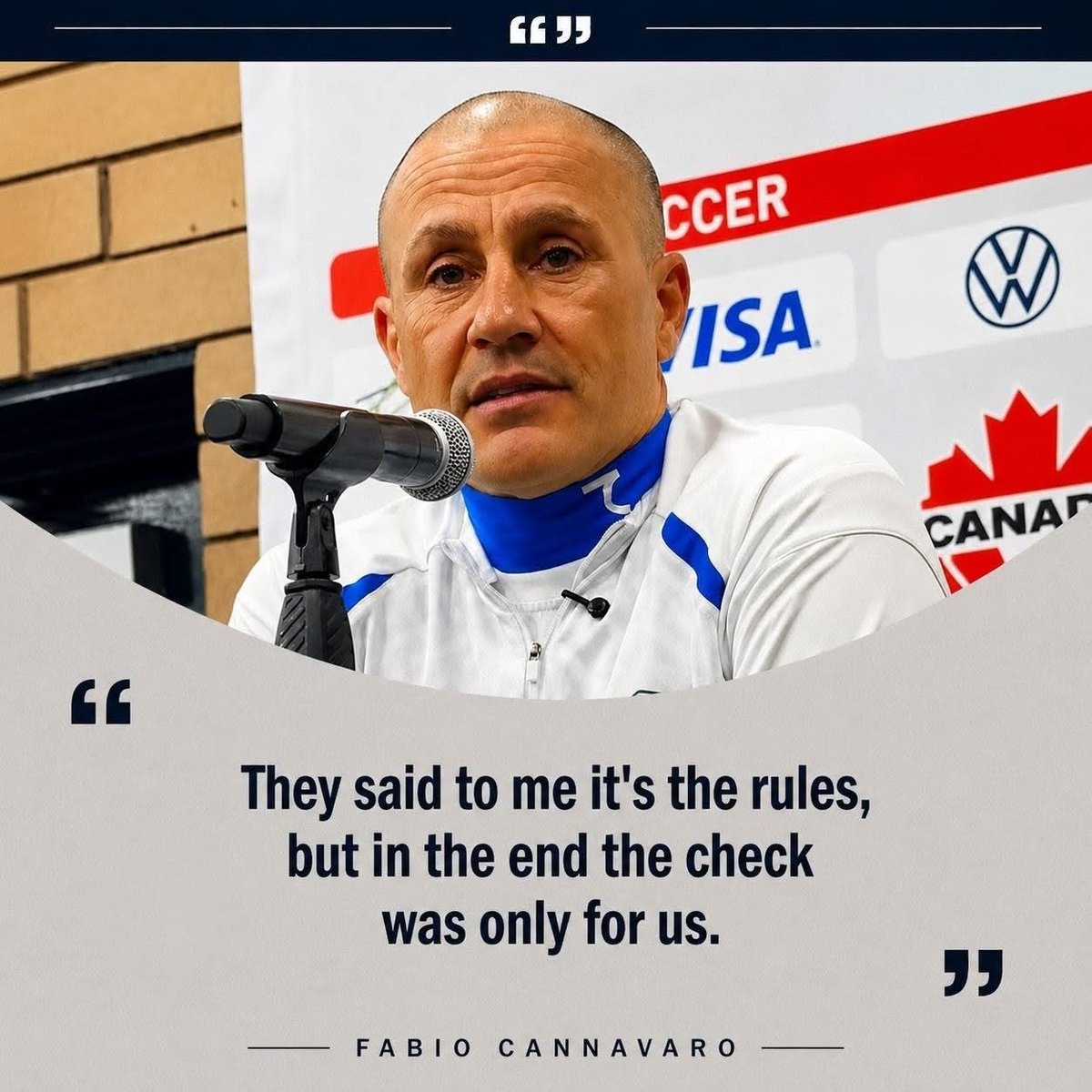 FootballFactly's tweet photo. 🇺🇿 Uzbekistan manager Fabio Cannavaro has criticized the United States' security measures ahead of the World Cup. https://t.co/B8RpD3xREB