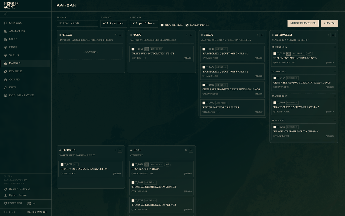 shawnbuilds's tweet photo. This works great in Hermes Agent, which can orchestrate a fleet of agents with varying models that you can "right-size" for the task.

This way you get the best model for each job, and extend your API usage to get the most out of every token

Start with Fable 5 then once you have a process down, convert it into a Skill, so future chats use subagents

This also works great in Cursor, Fable 5 can call Composer 2.5 or Sonnet subagents and which dramatically improves its context management
