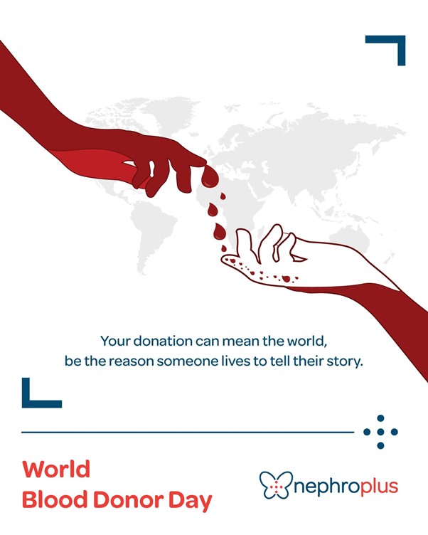 nephroplus's tweet photo. We often wait for a chance to change someone’s life. The truth? It might already be flowing through your veins.

Donate blood. Give someone another tomorrow.

#NephroPlus #WorldBloodDonorDay https://t.co/MPzCW96AL9