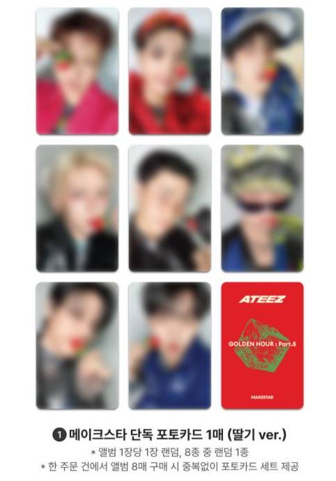 sellallpc's tweet photo. 13TH MINI ALBUM #GOLDENHOUR_Part5
에이티즈 골든아워5 메이크스타 makestar 포카 양도

1set - 5.0

https://t.co/fAReKehbtZ

Hongjoong seonghwa yunho yeosang san mingi wooyoung jongho ateez wts wtb 홍중 성화 윤호 여상 최산 민기 우영 photocard 포카 판매 https://t.co/PjtcNxxS7M