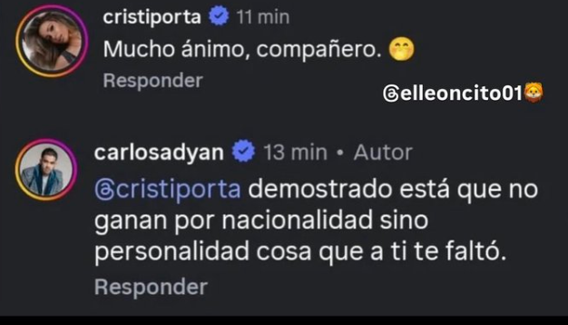 ruby585's tweet photo. Hasta luego Maricarmen @carlosadyan 
Tu la das, tu la recibes...Y lo que llegara 🤡⏳
Cristina Porta le falto personalidad....?
este pringado que se fuma? GILIPOLLAS https://t.co/DSDeXlfhpE