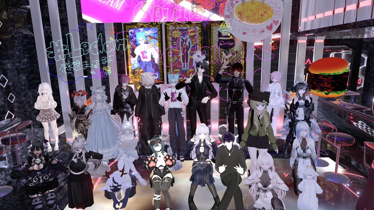 Rumamon_VRC's tweet photo. 6/11の #Ledlam
ありがとうございました！！🥂
懐かしの大人カワイイ担当のいなさんとペア組んで安定の楽しさだったね🩷🩵
初めての方もいらっしゃってて、今日が最初で最後のペアだと惜しんでくれて嬉しかったです🥹✨️
今度は皆様とお客様側で会えることを楽しみにしてますね！！🫶 https://t.co/Cr1Y93DTmi
