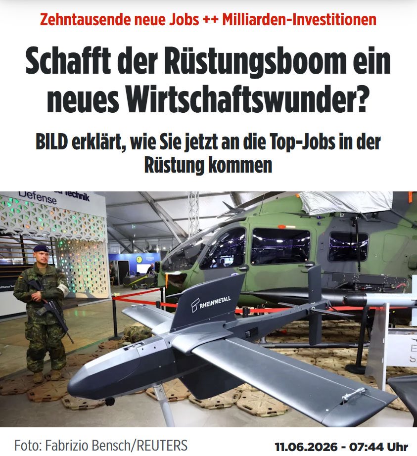 PhilippMattheis's tweet photo. Nein, der Rüstungsboom wird Deutschland ruinieren. Rüstung schafft keinen Wert und hat nur geringe Multiplikatoreneffekte. ‚Sondervermögen‘ zur Aufrüstung sind nichts anderes als Konsumkredite, die das Geld inflationieren https://t.co/PlsKBt5l6P