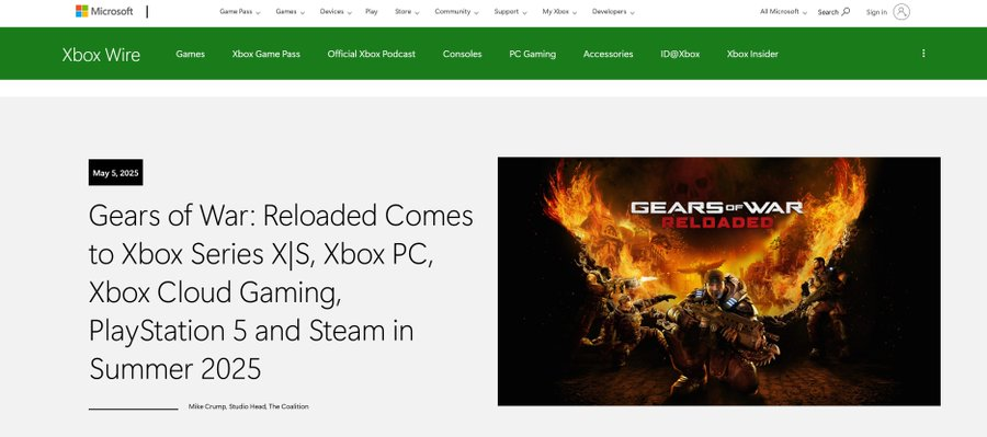 Zuby_Tech's tweet photo. The Coalition:

"Well, we never talked about it going to PS5." 

"It was never changed."

"I would say that, Gears as an exclusive, makes a tonne of sense."

"It's kind of an honour, and exciting, to be one of the Xbox flagship titles."  

"Of course, it's awesome to have [more] people play our games, but for Xbox and PC, you've got what is out there." 

"We're not too concerned about the size of the audience." 

"We've shipped to audiences smaller before, and there are great shooters on Xbox already."