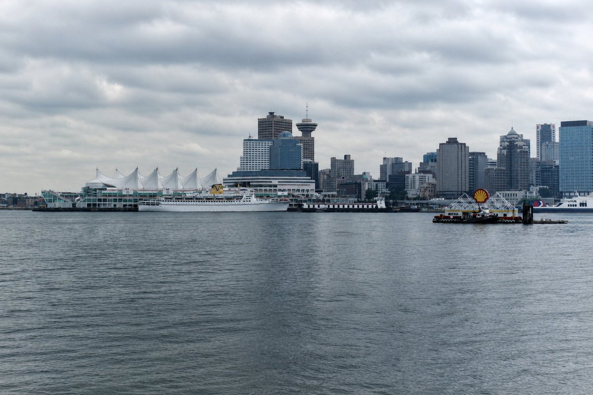 Telephoneus's tweet photo. On this day in 1792 Royal Navy Captain George Vancouver lands on what is now the harbour of the city of Vancouver in British Columbia. My photo taken in August 1986. https://t.co/1bvxKKFKOI