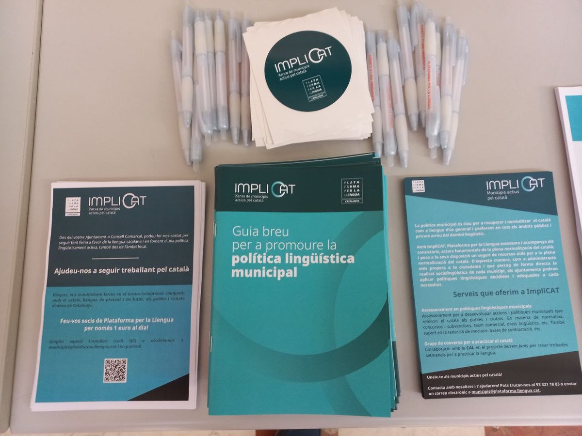 llenguacat_CAT's tweet photo. ⌛️ Tot a punt a la Casa del Mar de Barcelona perquè comenci la 3a Trobada de la xarxa #ImpliCAT!

🗨️ La jornada posa el focus en l'avaluació de les polítiques lingüístiques del mandat i hi participen desenes de representants d'ajuntaments i entitats supramunicipals de Catalunya. https://t.co/0Lhm1P1BTk