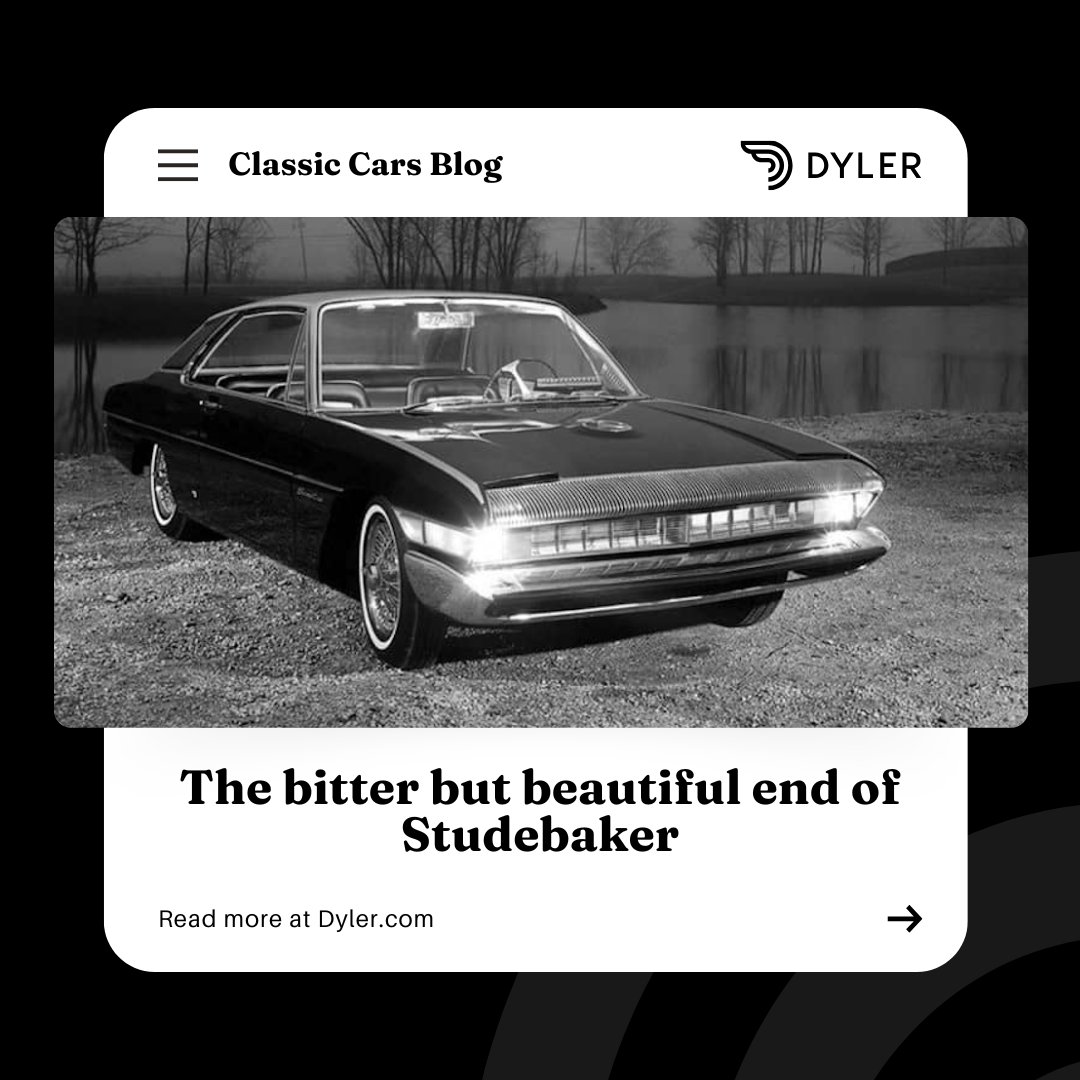 DylerNews's tweet photo. A stunning concept car. A legendary brand. A future that never happened.

Discover the bittersweet story of the Studebaker Sceptre - the beautiful final vision of one of America’s most innovative automakers. 

Read more 👇
https://t.co/QkQ8D4sJSH https://t.co/fgqwbWdLhY