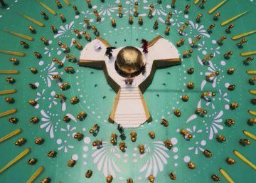 ankitatIIMA's tweet photo. 💥FIFA World Cup celebration pics shows possibility of some Nuclear incident? 

The outer ring also signals a virus spread possibility. https://t.co/K8HoXegRbs