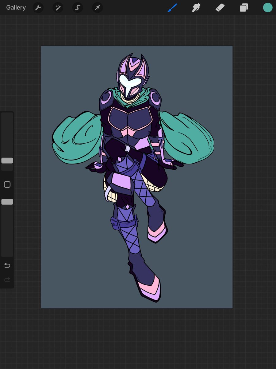 wofsun's tweet photo. @nonkawaiiart A work in progress but here’s my Mandalorian character uwu https://t.co/Wk31PSzFhV