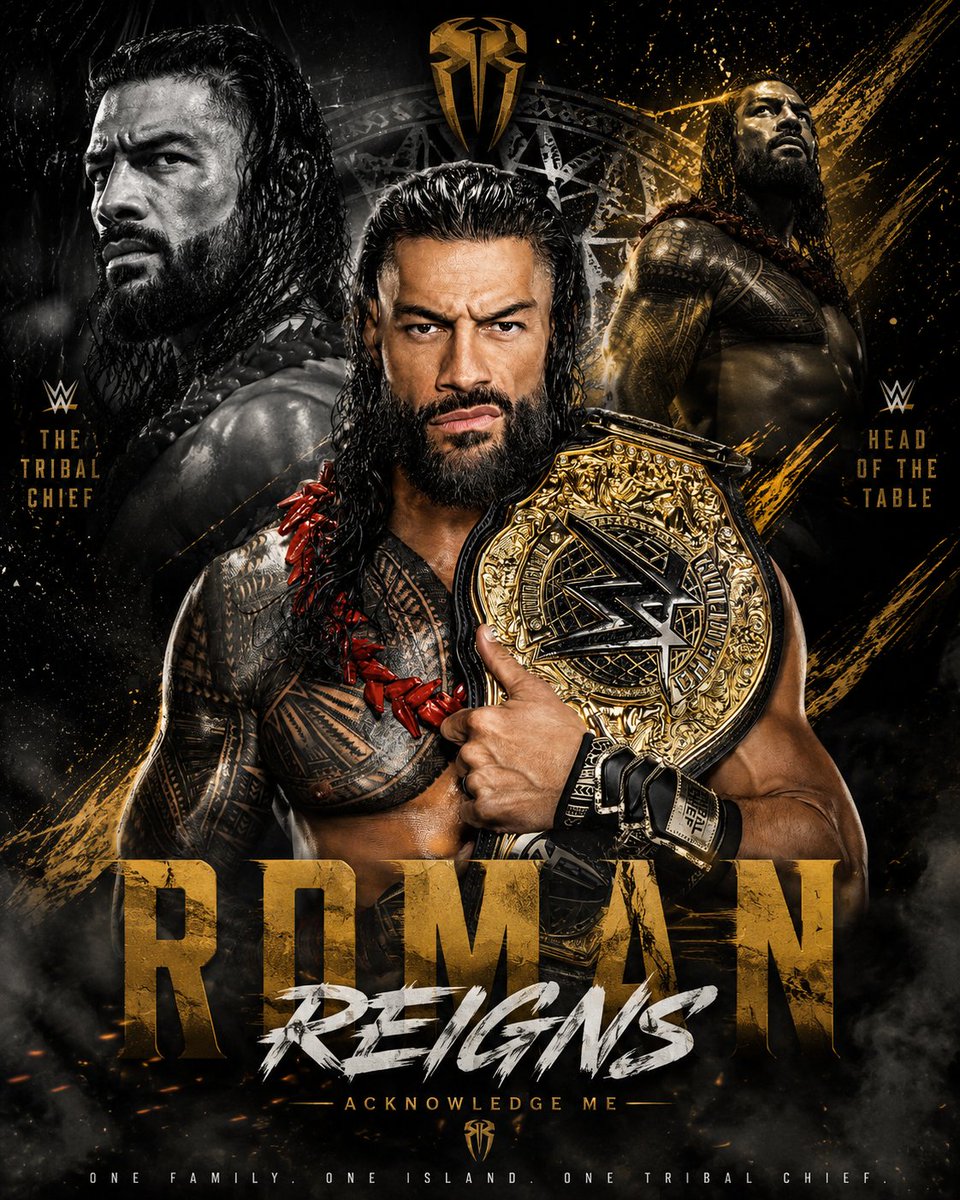 james2025ja's tweet photo. He is not just the champion.

HE IS THE STANDARD.

Roman Reigns isn't just leading WWE.

He IS WWE. He is the legacy, the power, and the future.

The truth is simple: WWE runs on his name, his presence, his dominance.

The real face of the company.
ACKNOWLEDGE THE TRIBAL CHIEF.

#RomanReigns #TheTribalChief #OTC #WWE #HeadOfTheTable