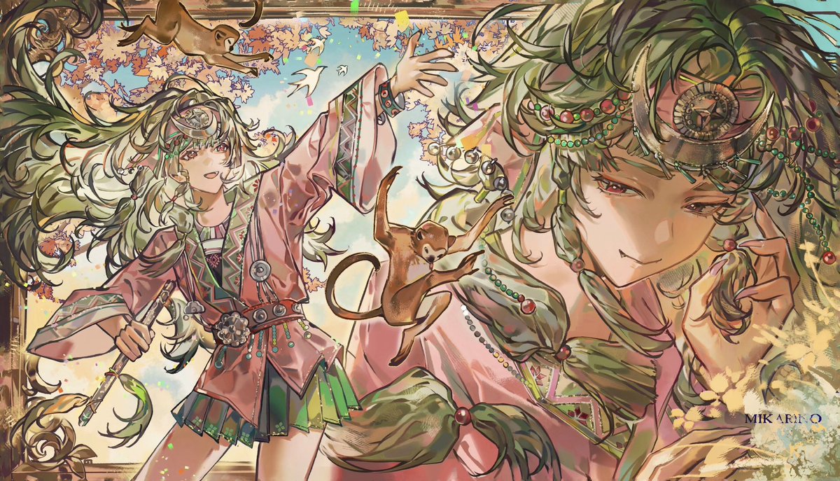 Mikarino_x's tweet photo. Happy birthday to me!!

I want to find more people to share my art with this year!
#oc #illustrationㅤ https://t.co/17QitjDhdh