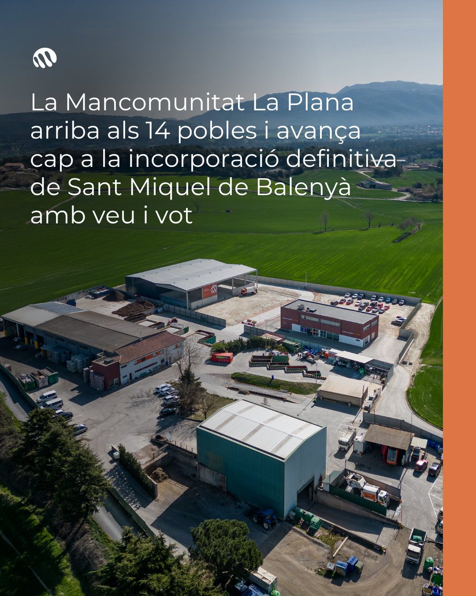 Mancoplana's tweet photo. 🤝 La #Mancomunitat reforça el model de cooperació amb la incorporació de #Collsuspina

L’ Assemblea General ha formalitzat l’entrada de ple dret del municipi del Moianès, culminant un procés de col·laboració que ja existia des de feia anys, especialment en l’àmbit de Medi Ambient i Acció Climàtica.

✅ Amb aquesta incorporació, la Mancomunitat passa a estar integrada per 14 pobles, 13 d'#Osona i 1 del #Moianès, consolidant un model de cooperació que treballa per oferir serveis públics eficients i de qualitat al territori

ℹ️ Més info: https://t.co/43qDSnGkfO

🤝 #CuidemElsPobles