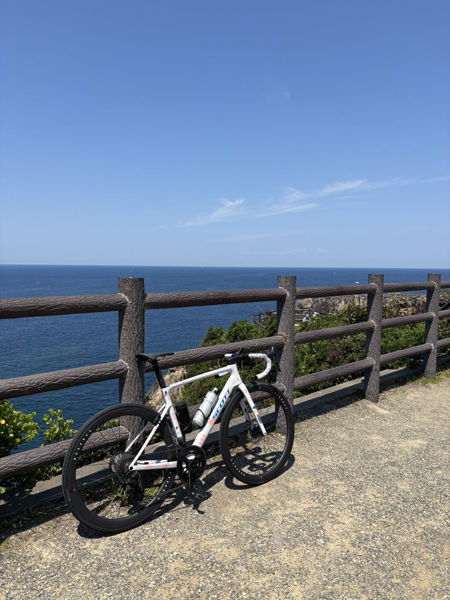 k_o_7193's tweet photo. 地元に帰って周遊ライド🚴‍♂️
天気が良くて気持ちいい～

 #ロードバイク
 #白浜
 #SCOTT
 #ADDICTRC https://t.co/0RWb7sfB5M