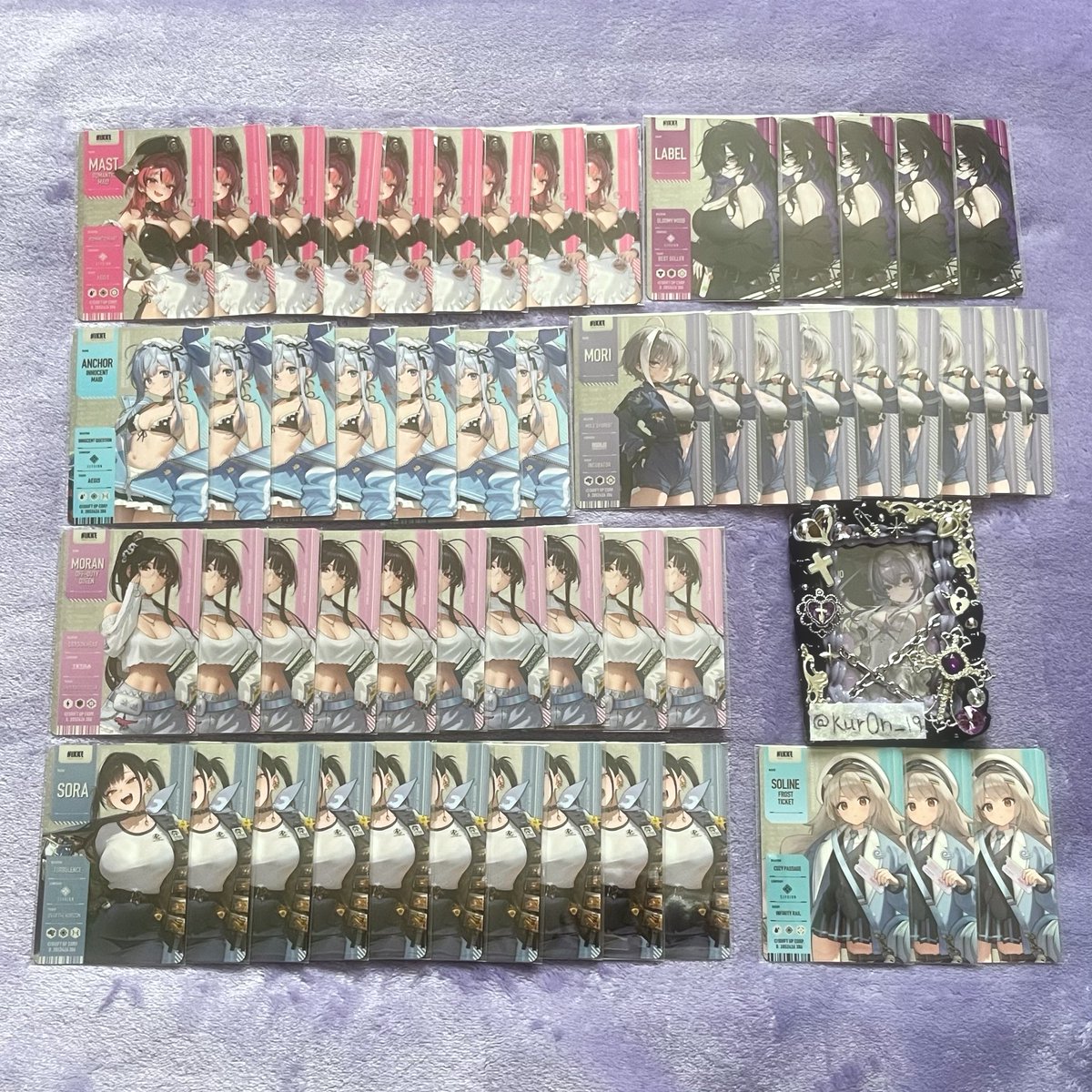 Kur0n_19's tweet photo. 【交換 / 譲渡】NIKKE メタリックパスコレクションver4

〔譲〕 画像の物
スノーホワイト、ナユタ、ラピ、セイレーンetc…

〔求〕 リバーレリオ>110円＋送料

↑に名前がある子は1：1の交換希望です
その他の子は2：1、3：1など可能です！

郵送or匿名発送 希望です📮𓈒𓂂𓇬
お気軽にお声掛けください https://t.co/HKwU5jqFdJ