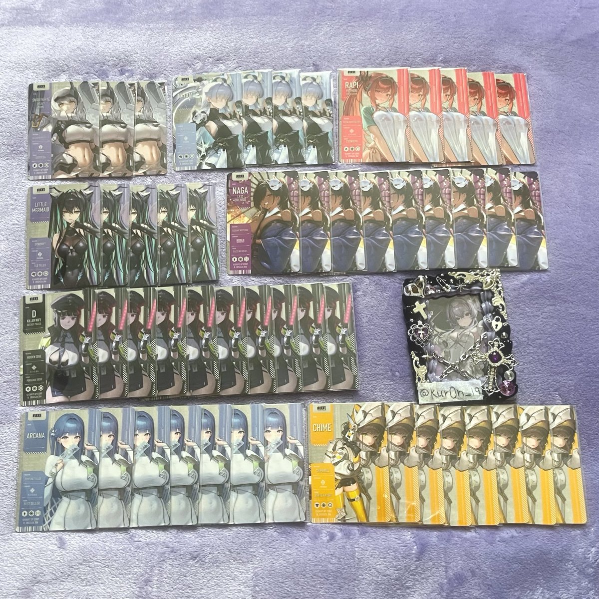 Kur0n_19's tweet photo. 【交換 / 譲渡】NIKKE メタリックパスコレクションver4

〔譲〕 画像の物
スノーホワイト、ナユタ、ラピ、セイレーンetc…

〔求〕 リバーレリオ>110円＋送料

↑に名前がある子は1：1の交換希望です
その他の子は2：1、3：1など可能です！

郵送or匿名発送 希望です📮𓈒𓂂𓇬
お気軽にお声掛けください https://t.co/HKwU5jqFdJ