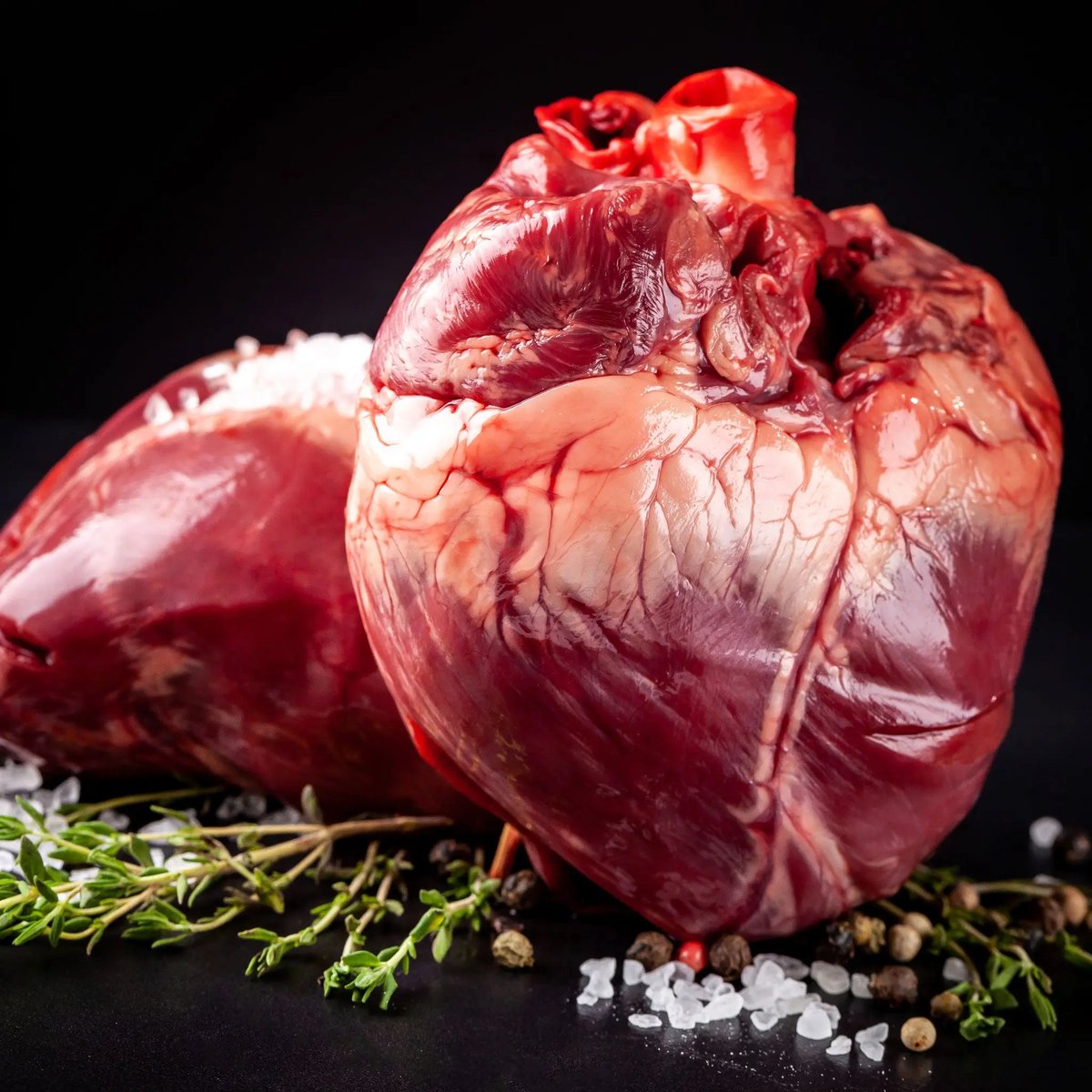 amerix's tweet photo. The organ meat that most people forget is the BEEF HEART.

Beef heart contains more CoQ10 than any food on earth.

CoQ10:

• Powers cellular energy (ATP production).

• Protects the cardiovascular system.

• It is an antioxidant that protects mitochondria.

CoQ10 declines with age, therefore, as you age, you need more of it.

Slice thin the beef heart. Marinate it, then cook it fast over high heat.

Cook it like steak and don't overcook.

#FoodFriday