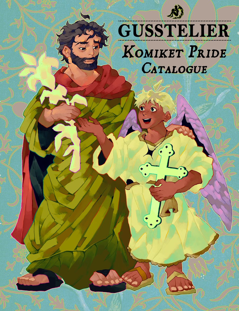 Gusstelier's tweet photo. Gusstelier's Komiket Pride Catalogue (1/4) 🏳️‍🌈
May the angels watch you over at Table C25 this Saturday and Sunday at Centris Elements QC! https://t.co/hm8SqkvI9k