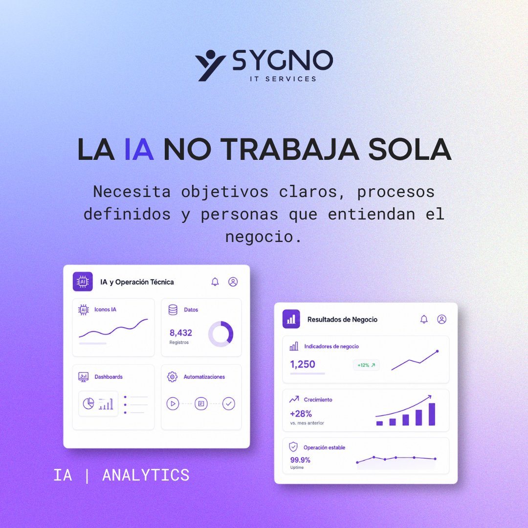 SygnoIT's tweet photo. Tener IA no garantiza resultados.

La diferencia está en combinar:

> Información
> Contexto
> Estrategia
La IA detecta patrones.
Las personas convierten esos hallazgos en decisiones.

🔗 https://t.co/BHOBLv52H9

#sygnoitservices #empresait #ai #analitica #dataanalytics https://t.co/fTbQ3Im4tp