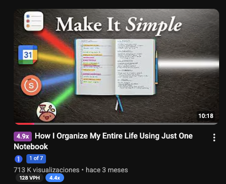 MugarYoutube's tweet photo. Otra miniatura super interesante, bonita de ver y con muchos conceptos detrás

Seré breve

Miniatura muy minimalista y eficiente

Elemento principal del tema (cuaderno)

Referencia de lo digital a lo básico (objetivo del vídeo)

Frase que apoya el título

Increíble los colores que salen de las aplicaciones y cómo eso ayuda a saber lo que te vas a encontrar en el vídeo y genera brechas de curiosidad
