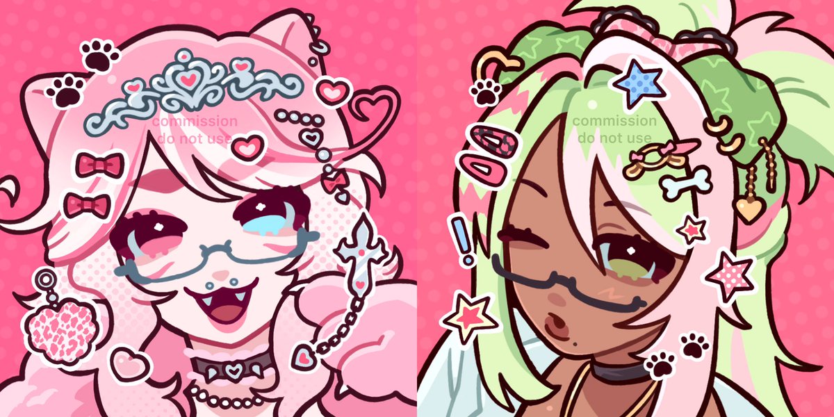 pinkudorii's tweet photo. icons i finished this week 🦴🐾 https://t.co/VjwNjHentm