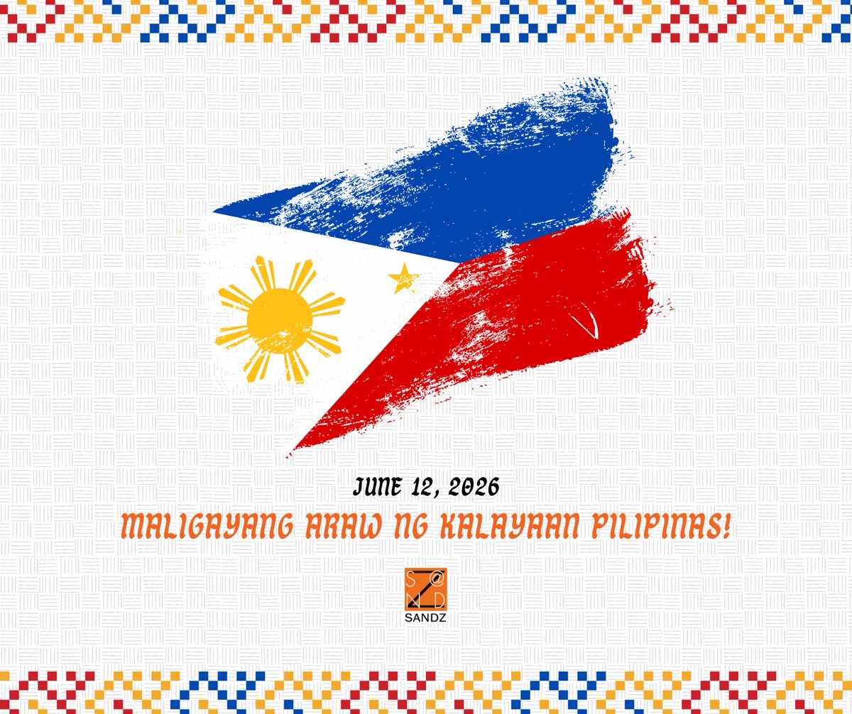 sandzsolutions's tweet photo. Ngayong Araw ng Kalayaan, ipinagdiriwang natin ang tapang, pagkakaisa, at malasakit ng bawat Pilipino na patuloy na nag-aambag sa pag-unlad ng ating bayan.

Mula sa buong Sandz Solutions Philippines, maligayang Araw ng Kalayaan ng Pilipinas!

🇵🇭 Mabuhay ang Pilipinas! 🇵🇭 https://t.co/yEahW6WxYo