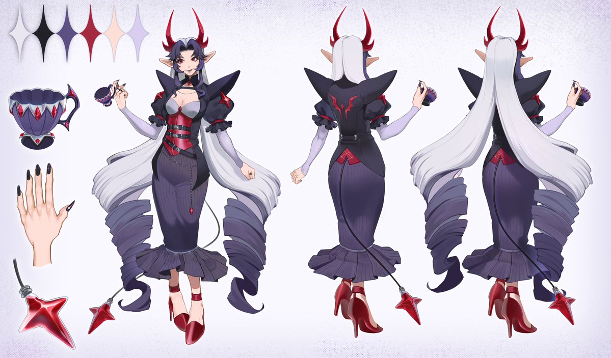 raiinevt's tweet photo. ✧ Hello everyone I'm Raiine, a demon on the run who collects memories for my forgotten archive! ✧

✧Oshi Mark: 🗃️🌧️
✧General: #raiinevt
✧Clips: #raiineclips
✧Fanart: #raiineillust
✧Fan Name: #raiinedrops

 🎨@/uni_selunue https://t.co/tzfFnXN7q8