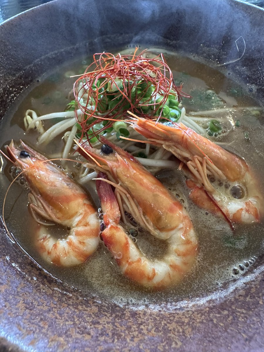 hittyaso's tweet photo. 久米島の笑島で車海老そばが美味しかった😋

最後の一滴まで飲み干したくなる美味しさでした https://t.co/V2S9cnDVYj