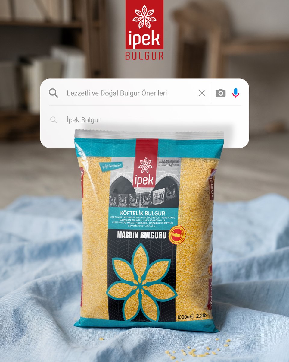 ipekbulgur's tweet photo. Bazı aramaların cevabı çok net. 😌🌾

Lezzetli, doğal ve güvenilir bir bulgur arandığında; sofralarda yıllardır yer bulan bir isim öne çıkıyor.

İpek Bulgur, özenle seçilen buğdayı ve tane tane kıvamıyla her tarifte aynı güveni sunmaya devam ediyor.

#İpekBulgur #DoğalLezzet https://t.co/EFi0sNvaLz