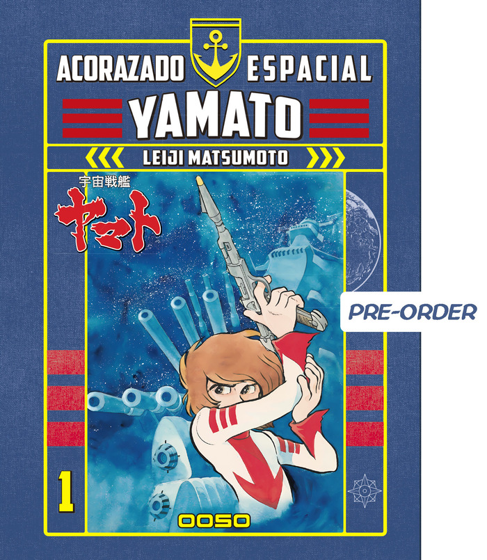 BunsekiClub's tweet photo. ¡EL TIEMPO SE ACABA! 📢

Ya queda muy poquito para que salga a la venta el primer volumen de "Acorazado Espacial Yamato", la conocida obra de Leiji Matsumoto.

ℹ️ Contará con 3 volúmenes, tapa dura y páginas a color.

@oosocomic https://t.co/OewpzLXaFD