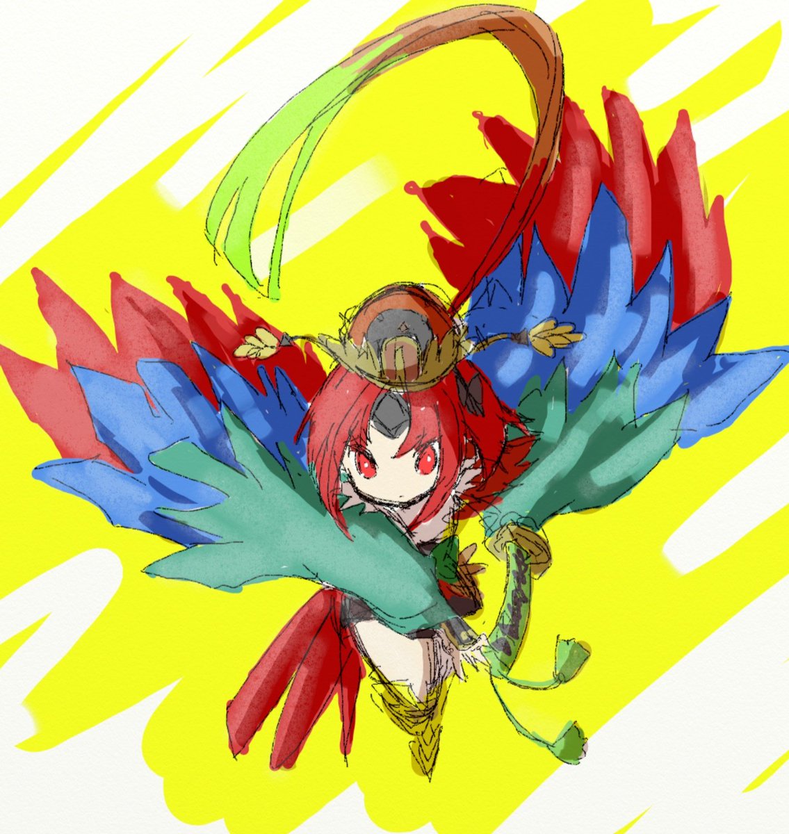 otofromoto's tweet photo. 紅閻魔の過去絵でち https://t.co/H2Lkwm3WFr