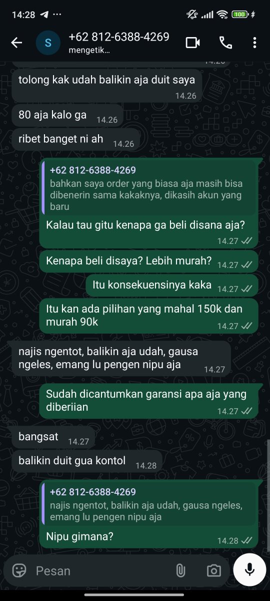 dunkecil's tweet photo. Jujur guys bingung banget, itu udah ditulis garansi backfree aja padahal, malah disangka penipu

#zonauang https://t.co/HrA6GUgICx