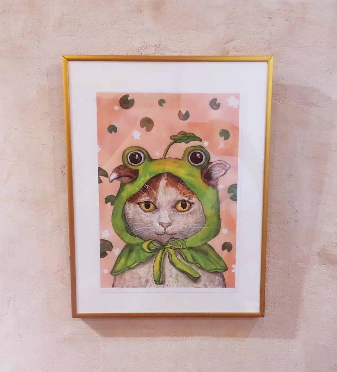 boji_gallery's tweet photo. 『かえる展 』

►YINPING CHENG〈from Taiwan 〉

左
【今天也想當小青蛙】
[12,000yen ]
右
【蓮池王國的秘密午後】
[12,000yen ]　��　
.

______

上記、値段表記のある作品は
オンラインショップまたはDM にて　
販売受付中です

https://t.co/vU0Lg8EuLr https://t.co/xeFIK8Ktb4