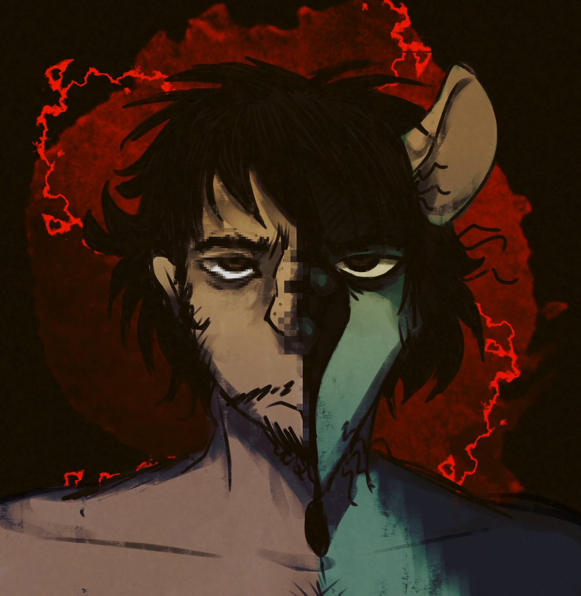 rata_frita's tweet photo. Late night doodle of whatever https://t.co/SUoi7r1tVX