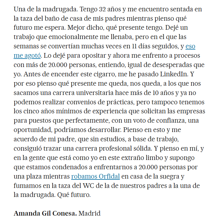 carolgMundi's tweet photo. Como todos los días, por costumbre y gusto, sobre todo por saber de lo que habla la gente, abro las cartas al Director de EL PAÍS. Y hoy me encuentro con esta que, que me desmonta. https://t.co/rdY2ch9CoH