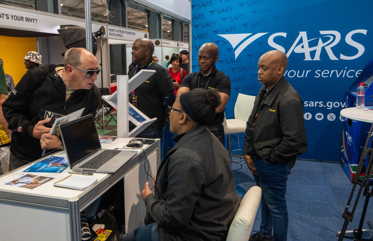 sarstax's tweet photo. Join #TeamSARS at the Comrades Expo and start getting ready for Filing Season 2026. Visit our stand, engage with our team and make sure your details are up to date before the season begins.

Remember you can always update your details on eFiling or SARS MobiApp. More info: https://t.co/xqGYGw3Awg

Stand A105
Durban Exhibition Centre
#FilingSeason2026 #BeReady 💙