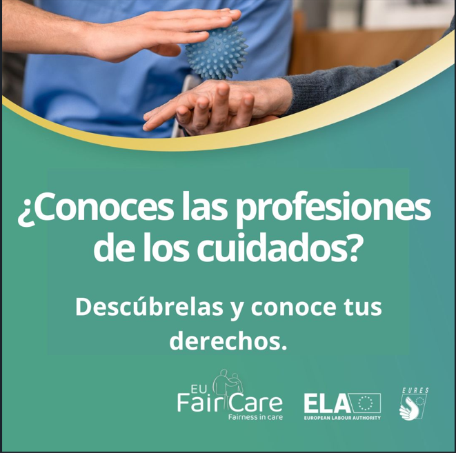 dbelser's tweet photo. @EuresSpain La Autoridad Laboral Europea (ELA) desarrolla una campaña sobre el sector de los Cuidados de Larga Duración:  Más información en hashtag#EULabourAuthority 👉 https://t.co/oacn7d53al #EUFairCare https://t.co/va0hzdjioJ
