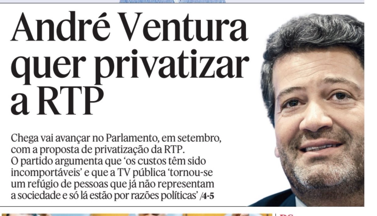 AndreCVentura's tweet photo. Andamos a gastar milhões com um canal público que não faz o mínimo esforço para ser representativo dos portugueses e se tornou um reduto de interesses obscuros. https://t.co/dCKekT0Ua6