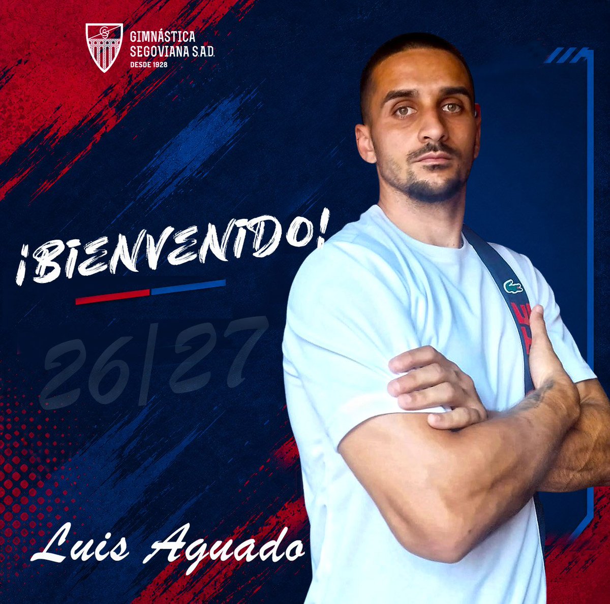 lagimnastica's tweet photo. 👍🏻 Luis Aguado llega para ocupar el flanco derecho de la defensa para la temporada 26/27.
Madrileño de 26 años, llega del Linares Deportivo.
#AúpaSego🔵🔴 https://t.co/QPmE3816cn