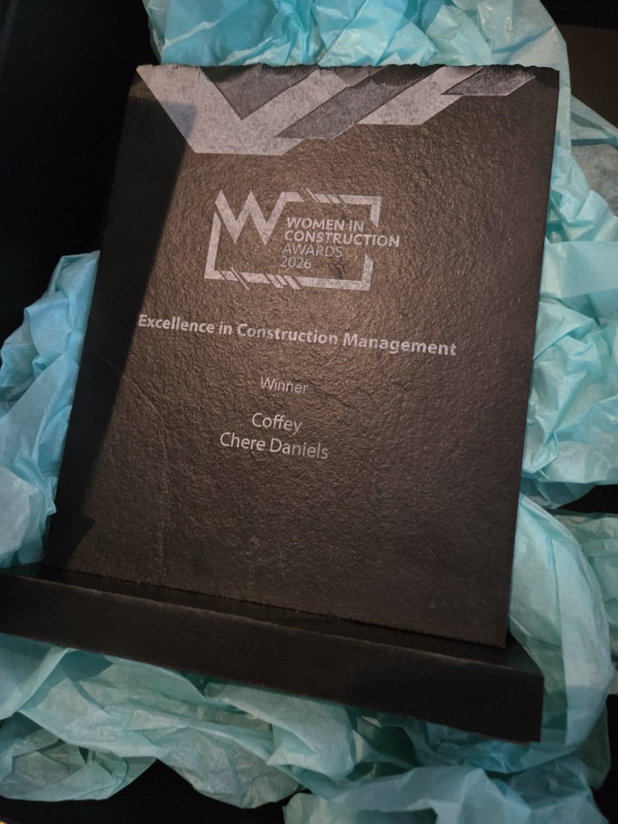 CoffeyGroup's tweet photo. Following last night's Women in Construction Awards, we are delighted to celebrate the success of our own Chere Daniels, who was named winner of the Excellence in Construction Management Award. https://t.co/G4oFwZ4uc2
