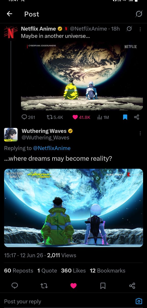 cmcwolf002's tweet photo. yes !  sure !!
#wutheringwaves #edgerunners https://t.co/54DQ1glNeh
