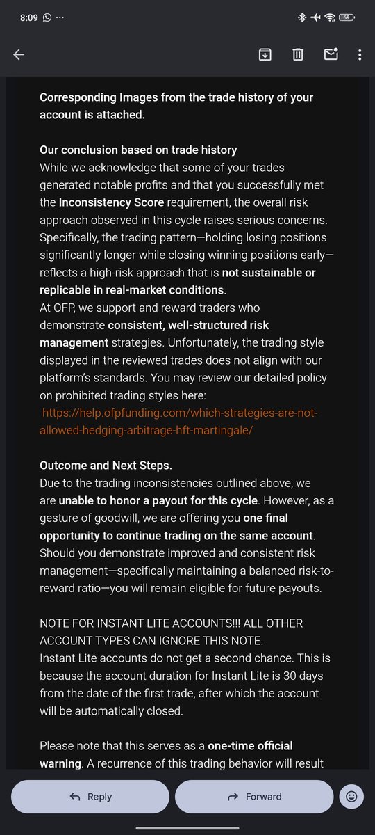 decentralizedwl's tweet photo. So my payout was rejected by @OFPfunding honestly I don't want to rant just hear me vent. honestly am posting this for:
1. them to reconsider as the review team might have made a mistake
2. If you are considering trying out their services well a tweet is enough for the wise. https://t.co/AAwVCgl0HQ