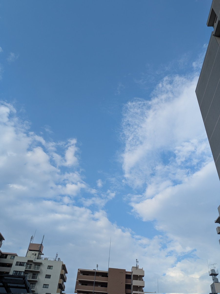 tjym8's tweet photo. さっきまで土砂降りだったけど
会計済んで外に出たら無事に雨も
止んで青空🍀

何食べようかな😄 https://t.co/jwuJ8tpyAy
