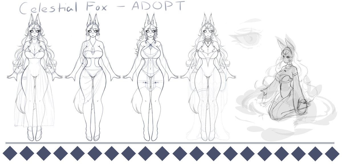 Jun0MoriDraws's tweet photo. She's looking so good so far!! 

#adopt #vtuber #vgen https://t.co/lGKFLSI4b7