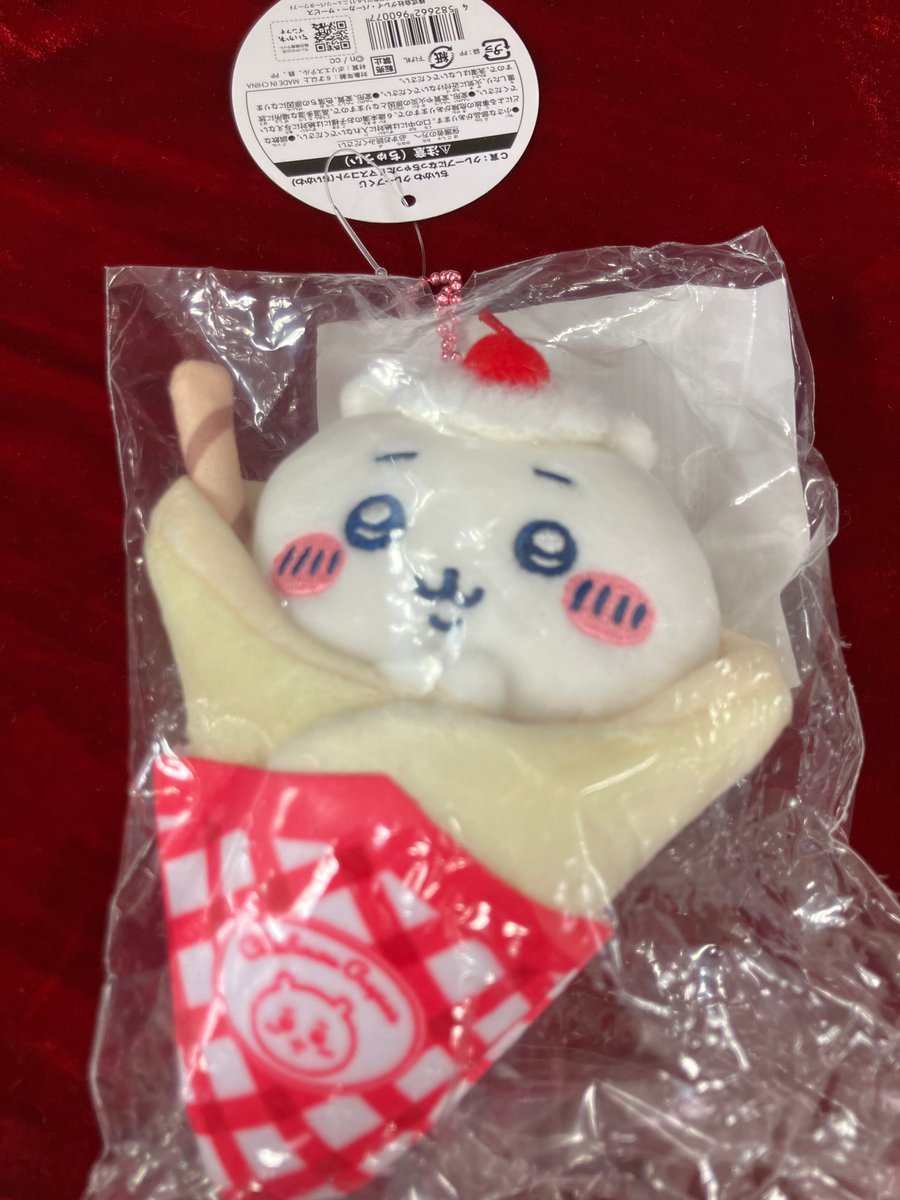 商品入荷情報】 ちいかわ クレープくじ C賞 クレープになっちゃった