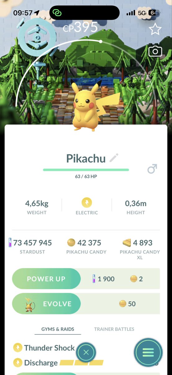 lanki33's tweet photo. Pikachu with Lego Background 🤩
#pokemongofest https://t.co/QZw6Y3OS45
