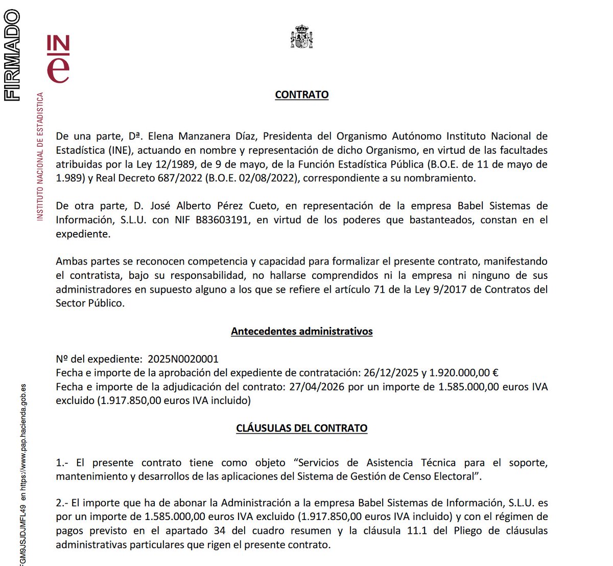 GabrielAraujoES's tweet photo. 🔴 El INE adjudica la gestión del censo electoral al ex diputado del PSOE de Asturias José Alberto Pérez Cueto, quien fuera también ex alto cargo del gobierno socialista asturiano.

En el contexto de grave alteración del censo electoral por las nacionalizaciones masivas, este delicado proceso estará en manos de un ex alto cargo socialista.

https://t.co/tBqjbTOPek