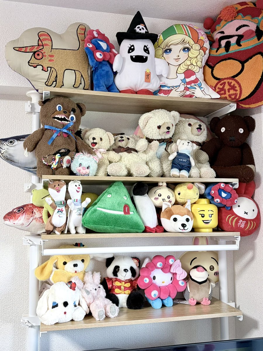 chocomero's tweet photo. ありあまるぬいぐるみたちの居場所を作った！！！ https://t.co/s7DO2SJDBj