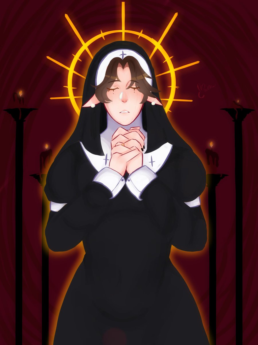 m_michik0's tweet photo. Soalin monja inspirado en el maravilloso au de @/abrilv_trufad1.
#soarinngart #soaringart #soarinngfanart https://t.co/Oybwdq8zaf