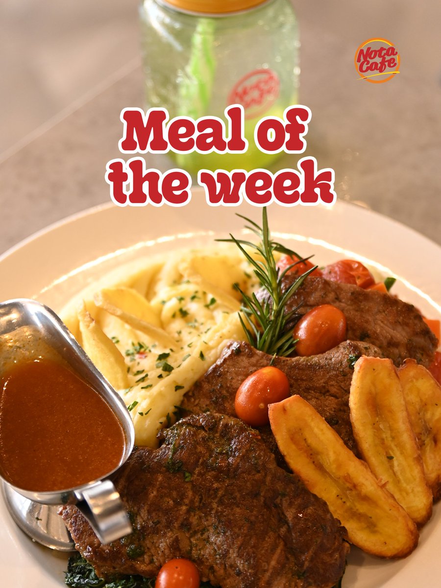 Nota_cafe_256's tweet photo. Warning: swiping may cause serious cravings. 🌝🔥 

Make your way to Nota this week and try our Grilled Fillet Medallion, featured as this week’s special. 🔥 

#NotaCafeUg 
#FoodieVibes
#GoodFoodGreatVibes https://t.co/reiXHXZZq0
