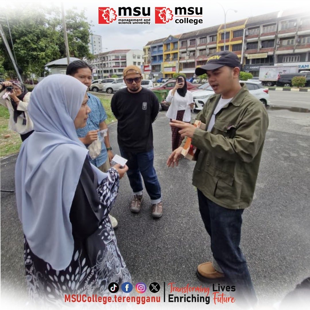 MSUcollege_trg's tweet photo. A heartfelt thank you to Encik Muhammad Ariff Bin Mohd Yassin, Co-Founder of JOMO, for sharing his entrepreneurial journey, valuable insights, and industry experiences with our students.
#RecipeToRevenue #EntrepreneurTalk #BeMsurian
#ProudMSU
#ManagementAndScienceUniversity https://t.co/gMUDMpDACk